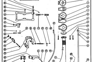 Fuoribordo MAC 3 disegni esplosi