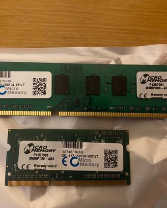 Moduli Ram ddr 3