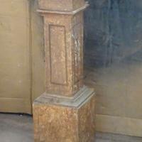 COLONNA BALAUSTRA IN LEGNO ANTICA PILASTRO