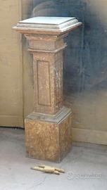 COLONNA BALAUSTRA IN LEGNO ANTICA PILASTRO