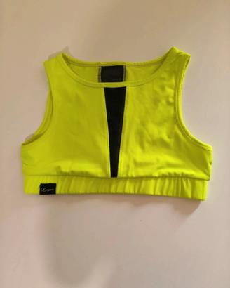 Top Sportivo Legea Giallo Fluo