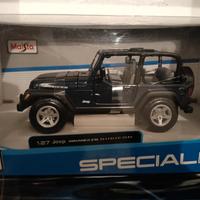 Modellino jeep Wrangler rubicon scala 1/27