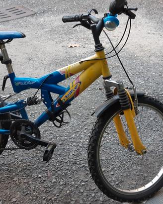 Bici bimbo-a MTB b4 bike ammortizzatori, borraccia