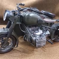 motocicletta tedesca  Bmw  R75  WWII sidecar 
