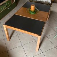 Tavolo vintage Stenkulla Ikea in rovere e ardesia