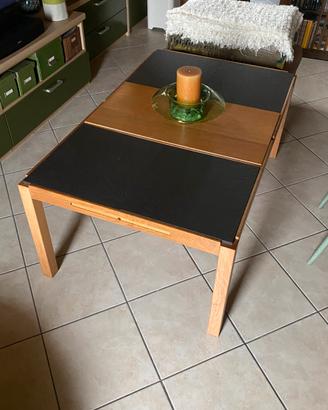 Tavolo vintage Stenkulla Ikea in rovere e ardesia