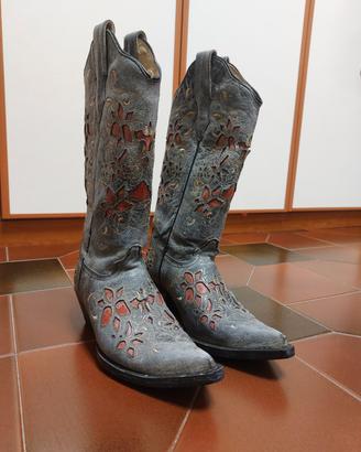 Stivali Texani Vera Pelle taglia 36