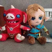 Coppia peluches Nintendo Zelda di Link e un boblin