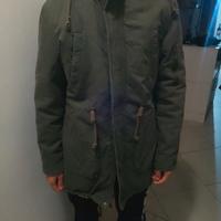 Giaccone  maximal verde taglia M
