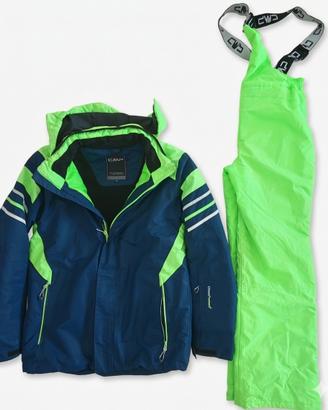 Completo sci CMP ragazzo 164 cm caldo impermeabile