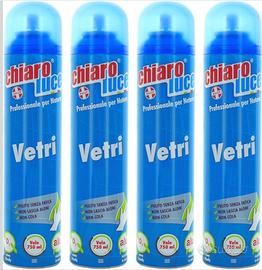 Chiaro luce pulitore vetri 4 pezzi