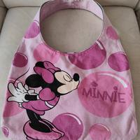 Borsa Minnie Disney double-face in tessuto