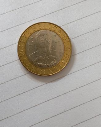 Moneta da 1000 Lire anno 2000