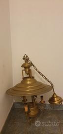 Lampadario in ottone SCONTATISSIMO 