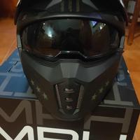 Casco scomponibile MPH HARRIER VERDE STARS OPCO