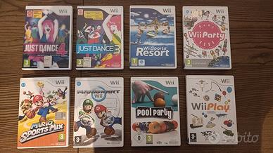 Lotto 8 giochi Nintendo Wii originali – Mario Kart