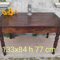 vecchio tavolo osteria 140 cm
