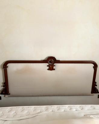 Testata letto intarsiato