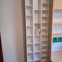 Scaffale bianco a 3 colonne Gnedby Ikea separabili