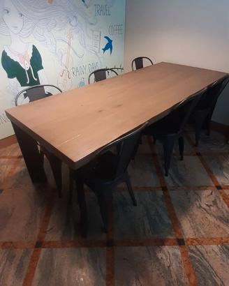 TAVOLO GRANDE IN LEGNO X 6/8 PERSONE