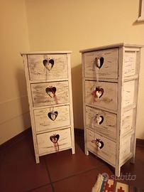 2 cassettiere da ingresso