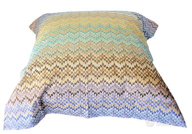 MISSONI FEDERA CUSCINO OXFORD 4 VOLAN 65x65 RICAMO