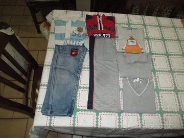 Nr.1 jeans+1 tuta+4 maglie(E 2/E 3/E 4 tot. E 16)