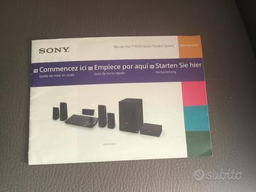 Home theater 5+1 Sony.  BDV-N5200W + supporti muro