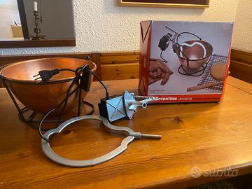 Pentola in rame x polenta con motorino elettrico