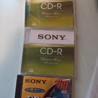 dvd e cd vuoti