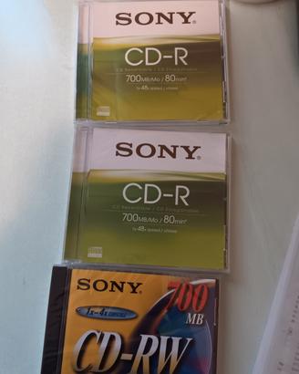 dvd e cd vuoti