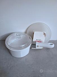 casseruola pirofila vetroceramica manico ARCOFLAM 
