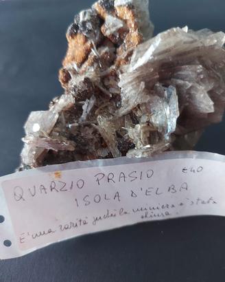 Quarzo Prasio dell'isola d'Elba