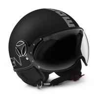 CASCO MOMO DESIGN FGTR CLASSIC MATT BLACK/SILVER