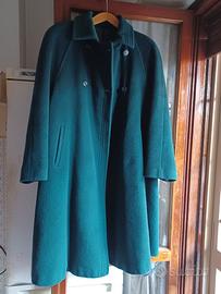 cappotto donna di lana verde