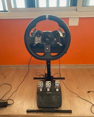 Volante Logitech G920+supporto