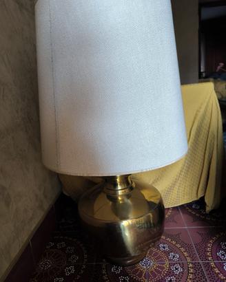lampada in ottone anni 80