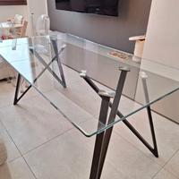 Tavolo  di vetro 90 x 160
