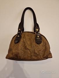 Borsa Donna originale BORBONESE in tessuto usata 