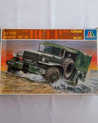 Modellino Italeri 1:35 Dodge WC51 BEEP Vintage