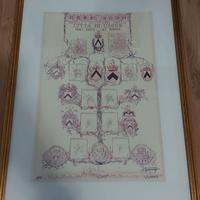 Quadro 100 anni di sigilli città di Udine