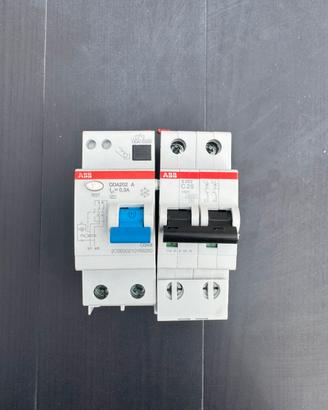 ABB Differenziale FH202 AC-25A 30mA + S202 C25