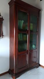 Antica libreria in larice primi 900