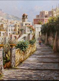 Mario Irace 24x30 olio su tela capri