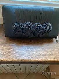 Borsetta in raso nero