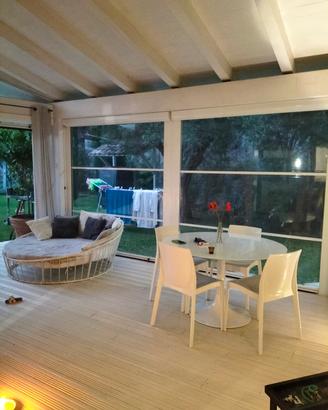 Tenda in pvc cristal trasparente