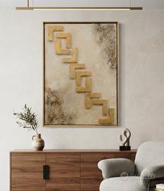Quadro materico con cornice  ValdipArt 