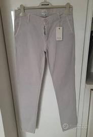 Pantalone Beige Donna Taglia: M-IT.42 Cotone
