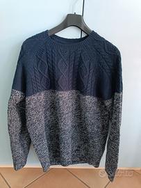 Maglione bicolore 