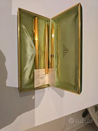 Nr 3 penne a sfera laminato in oro 750 CERT